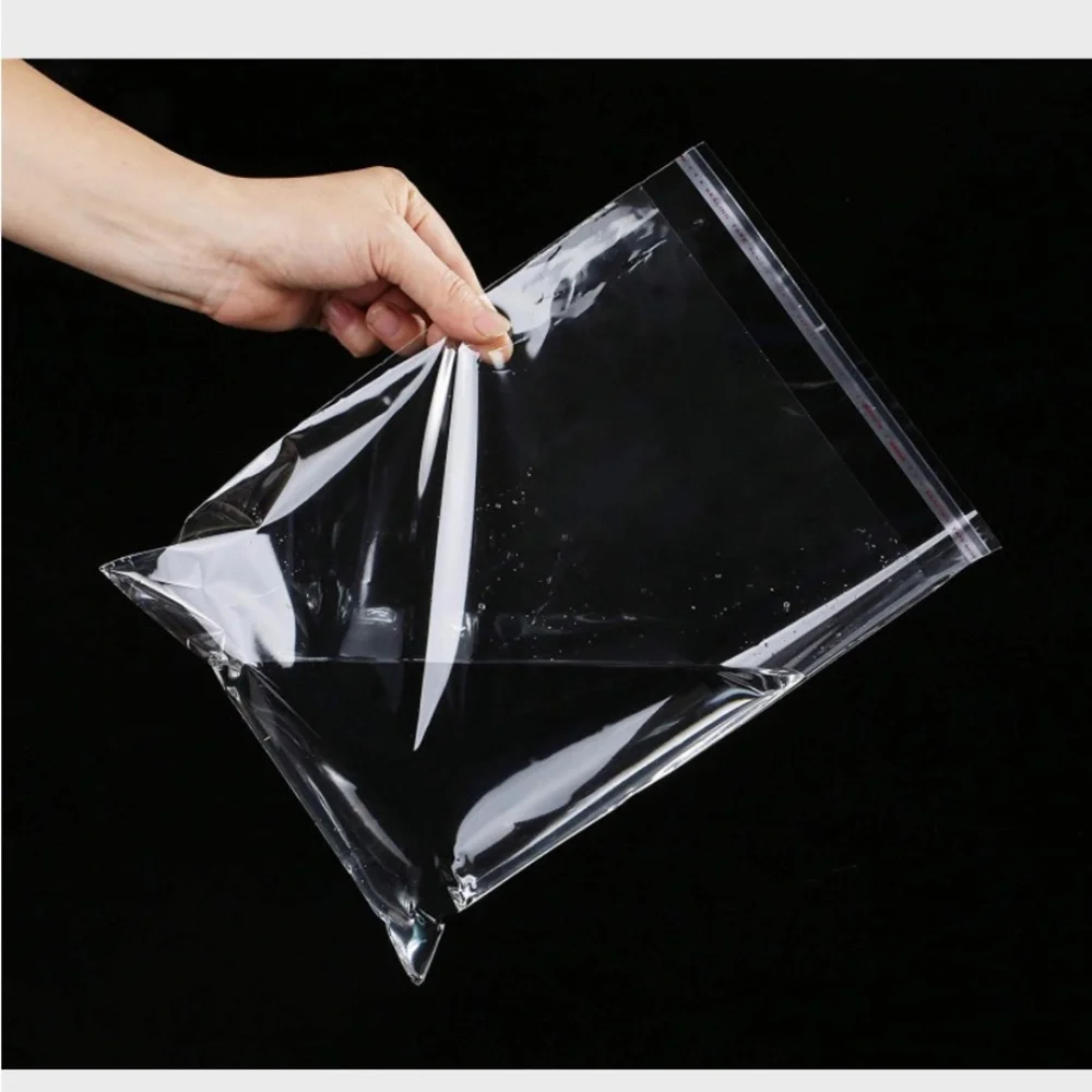 8x10”~25ct Clear Self Seal Poly Bags 📚🆕📚W/Free 25ct Thank You Stickers